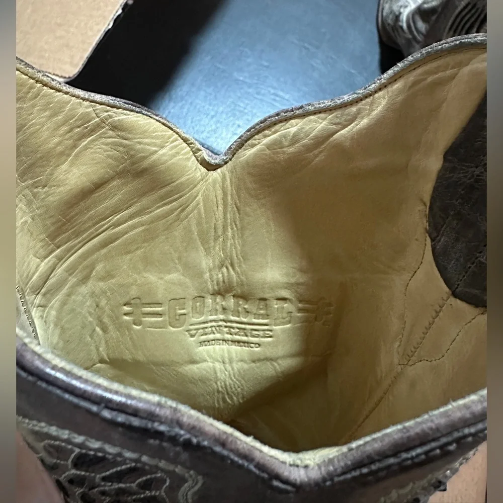 Corral Western Cowboy Boots with Wing Embroidery - Picture 7 of 8